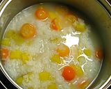 金柑とさつまいものおかゆ作り方4写真