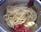 簡単*マーガリンで和風明太子パスタ作り方4写真