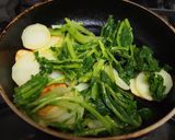 ほうれん草とじゃがいものおかか炒め作り方2写真