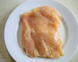 蓮根と鶏むね肉の桃色サラダ✽作り方1写真