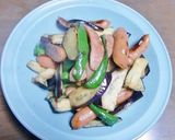 塩麹でウインナー＋なす＋ピーマンの味付け作り方4写真
