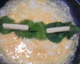 meijiボーノと青ジソ入りの、卵焼き作り方2写真