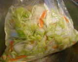 白菜ともやしのあっさり甘酢漬け作り方1写真