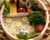 【キャラ弁】お昼寝うさぎちゃん弁当作り方4写真