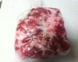 簡単　塩麹　安い豚肉でナスの味噌炒め作り方1写真