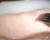 おとな風味の蒸し鶏を使ったパスタ作り方1写真