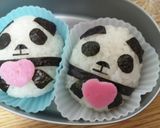 キャラ弁*ゆるキャラパンダ's弁当*作り方3写真