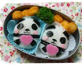 キャラ弁*ゆるキャラパンダ's弁当*作り方4写真