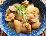 簡単ヘルシー☆大根と帆立のほっこり煮物作り方6写真