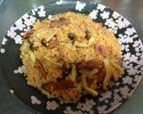 しめじとベーコンの簡単オムライス作り方4写真