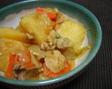 カレー風味の肉じゃが*塩麹でおいしさUP作り方7写真