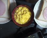 卵ふわふわチーズでとろ～りトースト作り方3写真