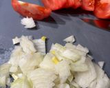 夏にピッタリ！旨辛！肉たっぷり麻婆トマト作り方1写真