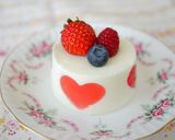 可愛いハートの♡いちごミルクプリン作り方25写真