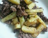 牛肉とじゃがいものバターチーズ炒め作り方6写真