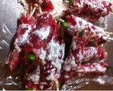 特売の牛モモスライスで野菜巻き作り方3写真