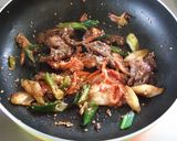 キム卵ごはん☆すき焼き風牛キムチのせ♫作り方7写真