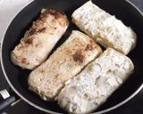 うす揚げと豚小間で！とんかつ風作り方4写真