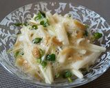 ◆夏副菜◆長芋となめ茸のわさび和え◆作り方4写真