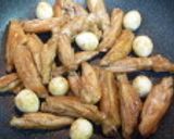 手羽中の甘辛にんにく味噌照り焼き作り方8写真