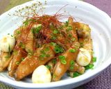 手羽中の甘辛にんにく味噌照り焼き作り方9写真