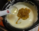 ベイクドキャラメルバナナチーズケーキ作り方11写真