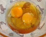 クリームチーズ入り米粉のココアマフィン作り方2写真