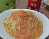トマトとチーズのささっとパスタ作り方7写真