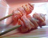 鶏皮を塩で！自宅で本格的な焼き鳥②作り方1写真