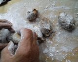 パパの黒糖まんじゅう作り方6写真