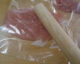 ルクエで梅しそチー巻きささみ作り方1写真