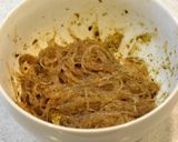 春雨の梅海苔わさび和え作り方3写真