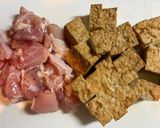 簡単夕食・作り置き★鶏もも肉ごぼう厚揚げのうま煮作り方2写真