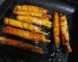 焼肉のタレで豚ごぼうの肉巻き照り焼き♪作り方9写真