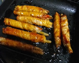 焼肉のタレで豚ごぼうの肉巻き照り焼き♪作り方9写真