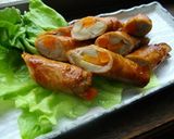 焼肉のタレで豚ごぼうの肉巻き照り焼き♪作り方10写真