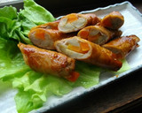 焼肉のタレで豚ごぼうの肉巻き照り焼き♪作り方10写真