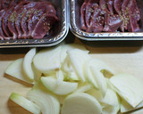 豚ハツの玉ねぎとろとろ煮込み作り方1写真