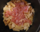 旬のたけのこと鶏肉の炊き込みご飯作り方5写真