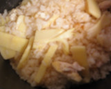 旬のたけのこと鶏肉の炊き込みご飯作り方6写真