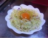 簡単!キャベツと卵で朝食!作り方3写真