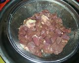 ピリッと甘辛の純レバ丼作り方1写真