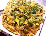 塩麹衣☆野菜のサクッとかき揚げ＊つゆ付き作り方8写真