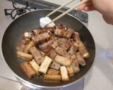 【厚揚げの豚バラ肉巻き　中華風味】♪作り方2写真