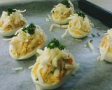 たまごカップのチーズ焼き作り方3写真