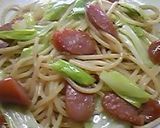 春キャベツとウインナー和風パスタ♪作り方3写真