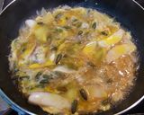 つくしの卵とじ丼作り方4写真