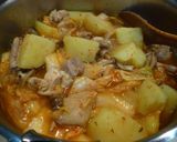 キムチ肉じゃが作り方4写真