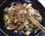 鶏ムネ肉ときのこの芝麻醤炒め作り方9写真