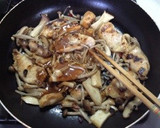 鶏ムネ肉ときのこの芝麻醤炒め作り方9写真